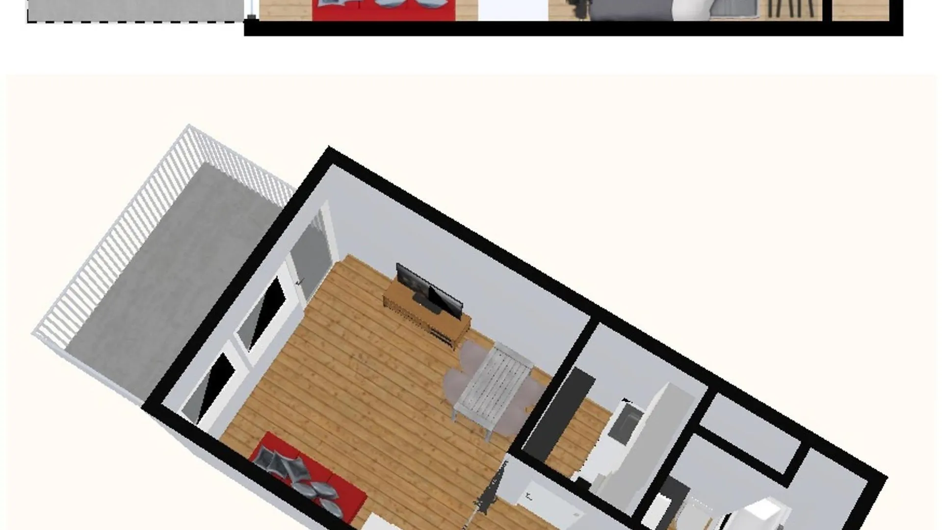 Apartment Studio Val-D'Isere, 1 Piece, 3 Personnes - Fr-1-694-335